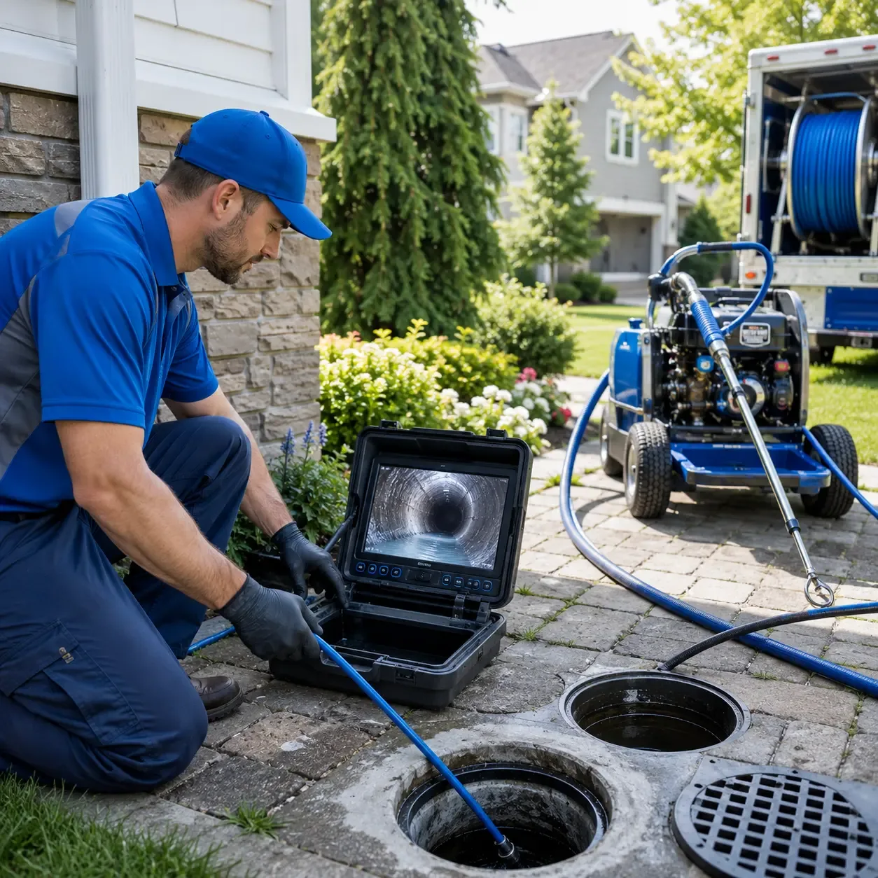 Outdoor drain cleaning professionals serving East Hanover, NJ
